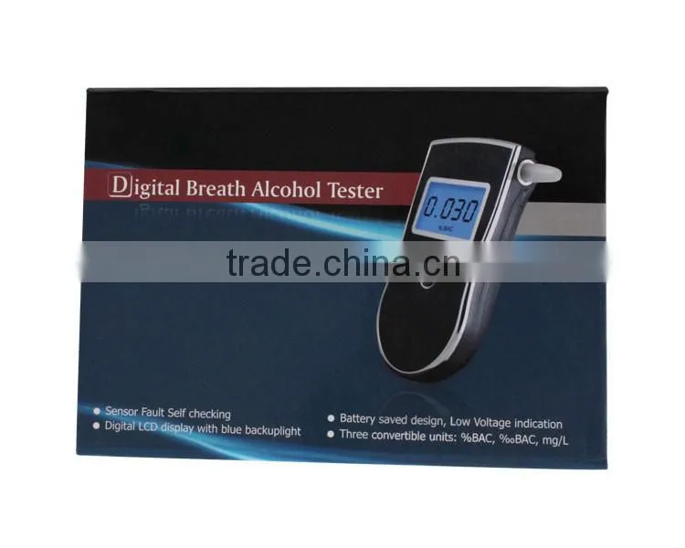 Digital porable alcohol breathalyser