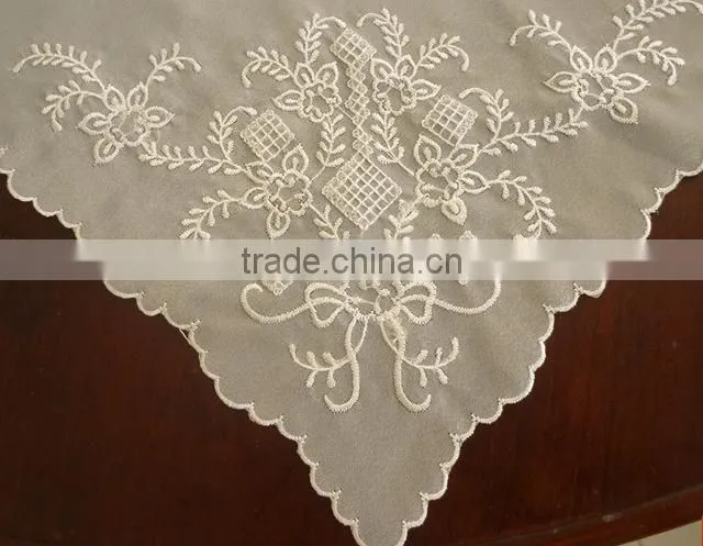 High quanlity embroidered napkin dinner embroidered napkin