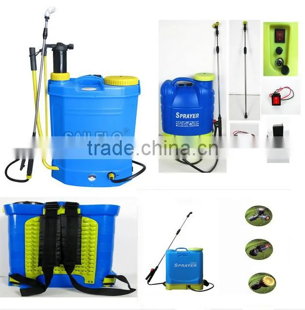 Sailflo whole sale 20L manual knapsack power sprayer/agriculture sprayer