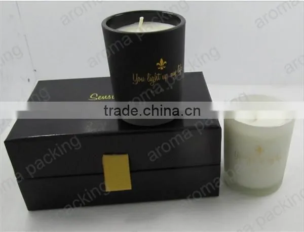 high quality thich cardboard box for candle packing, luxury candle packing