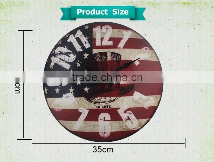 M1421 14" superior quartz wall clock cheap price