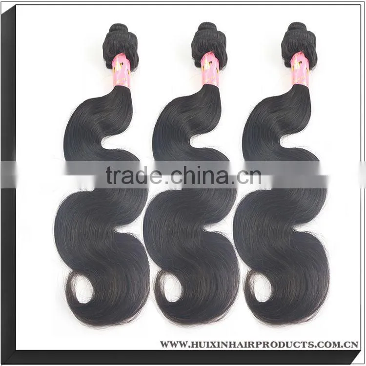 Huixin Hair Wholesale factory price unprocessed 6a body wave cheap virgin Indian hair