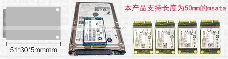 UASP USB 3.0 to mSATA 1.8 SSD MINI Enclosure