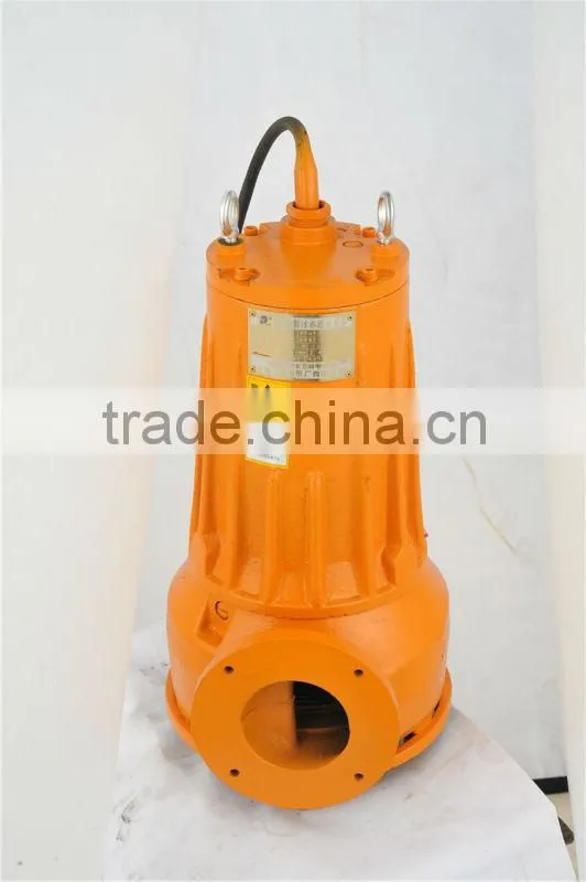 electric power WQK standard submersible sewage cutting pump
