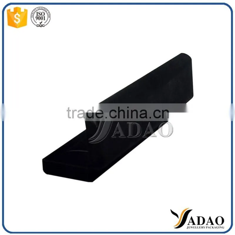 Hot selling black flocking packaging boxes design