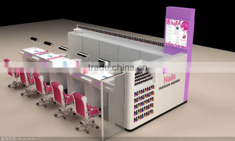high quality nail table for salon kiosk