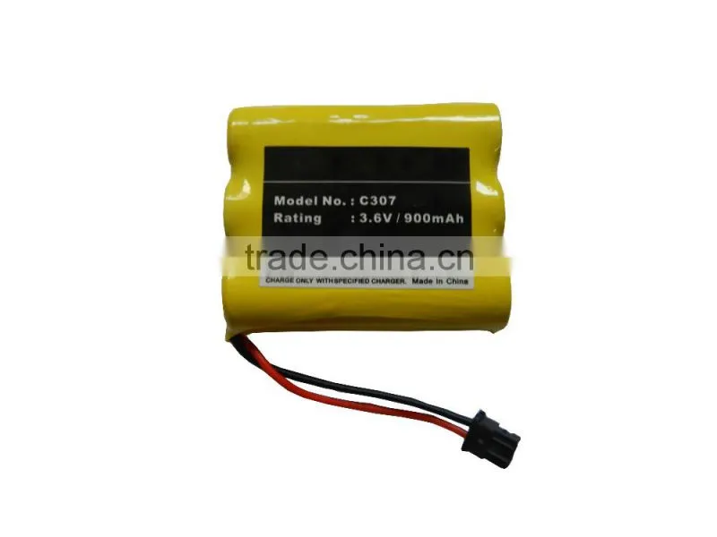 Rechargeable Factory Price AA Ni-cd 3.6V 900mAh Cordless Phone battery