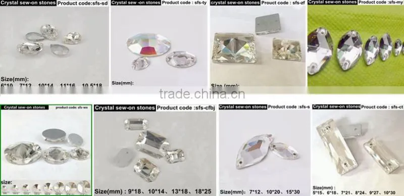 MAIN PRODUCT custom design flatback acrylic garment stone wholesale