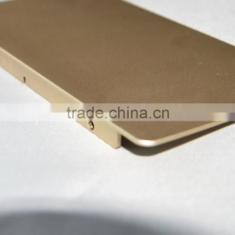 OEM iphone moblie phone charging treasure aluminium alloy anodising panel