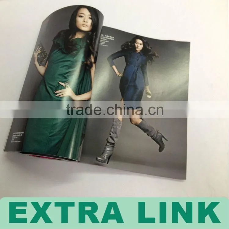 Professional Gloss Paper Ladies' High Heel Shoe Magazine Printing