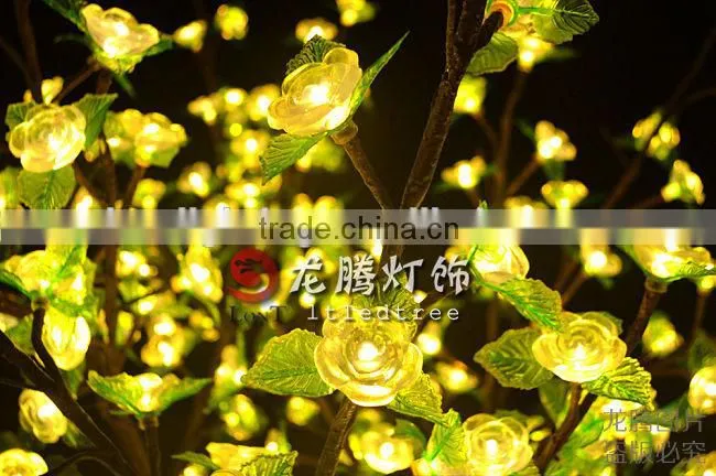 Hotel decoration led rose flower tree light