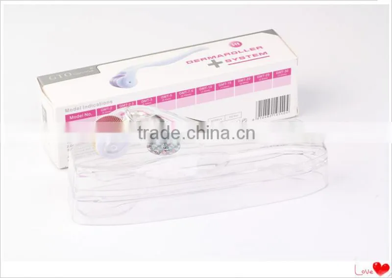 Titanium Microneedling Derma Roller 540 Skin Nursing with full sizes 0.2- 3mm