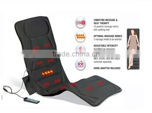 10 Motors Infrared Heat Vibration Massage Cushion