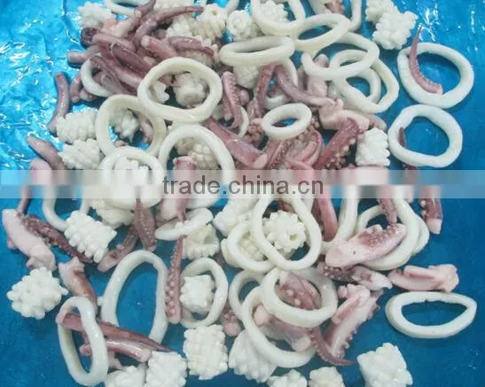 Frozen mixed seafood