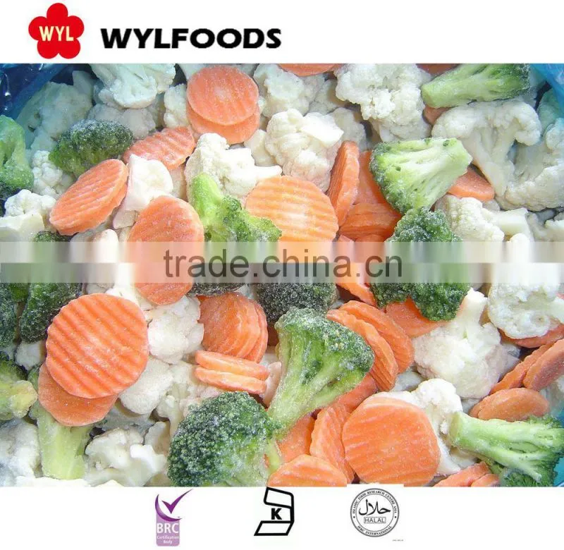Frozen IQF mixed vegatables,grade A
