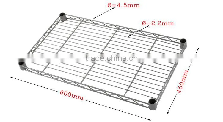 CW-18 chrome shelf rails