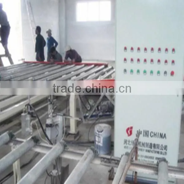 paper faced gypsum board machine