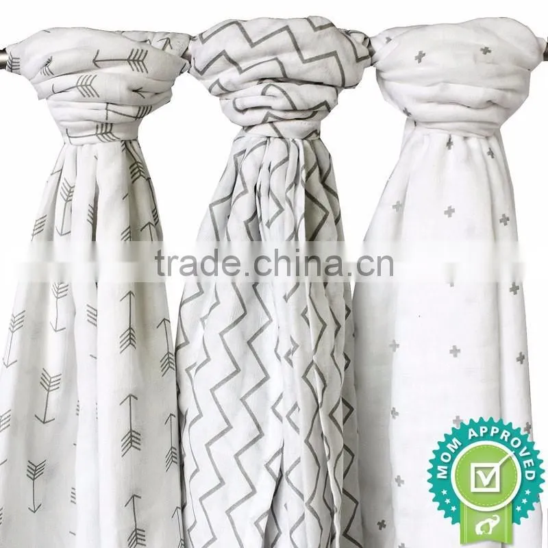 Swaddle Blankets Newborn Cotton Baby Muslin Cloth, Cotton Muslin