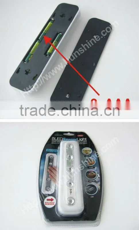 silver 4led surper brightness led push light