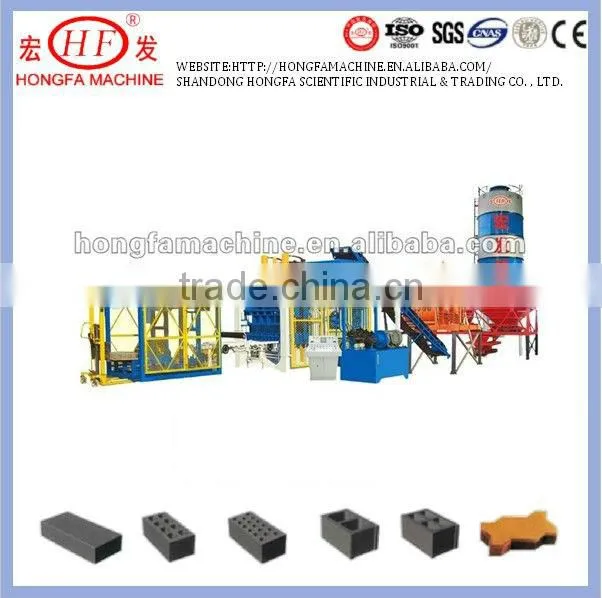 QT6-15B Beton bricks maker beton solid blocks maker beton bricks making equipment block mould plant in Europe