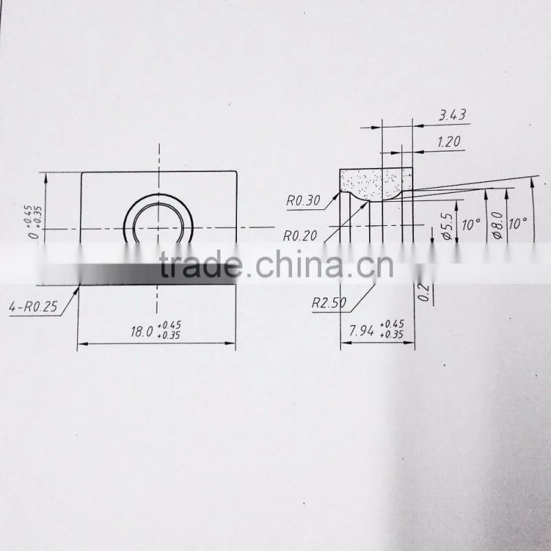 YG6 tungsten carbide insert blanks from chengdu manufacturers