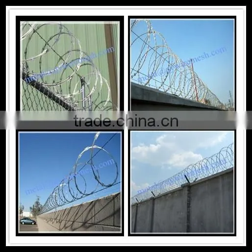 high quality concertina razor wire / high security razor wire price