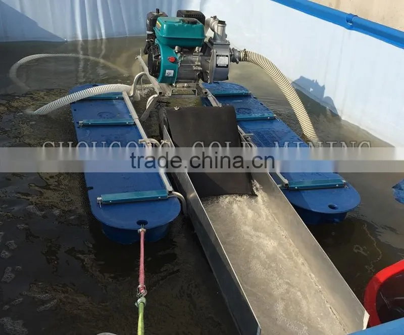 Gold Dredging Mining Boat