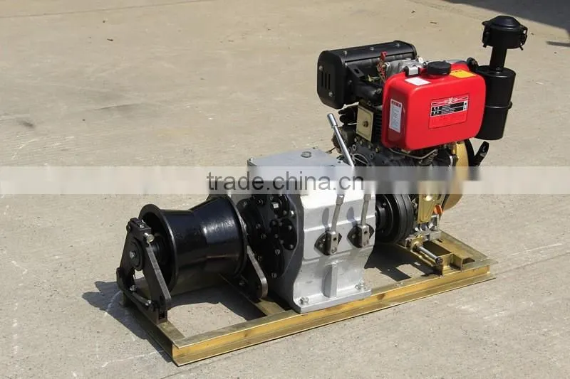 Underground power cable engineering use cable winch/powered winch