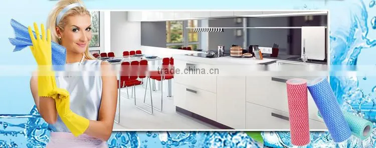 Multifunctional, economical non-woven kitchen cleaning item, cleaning cloth