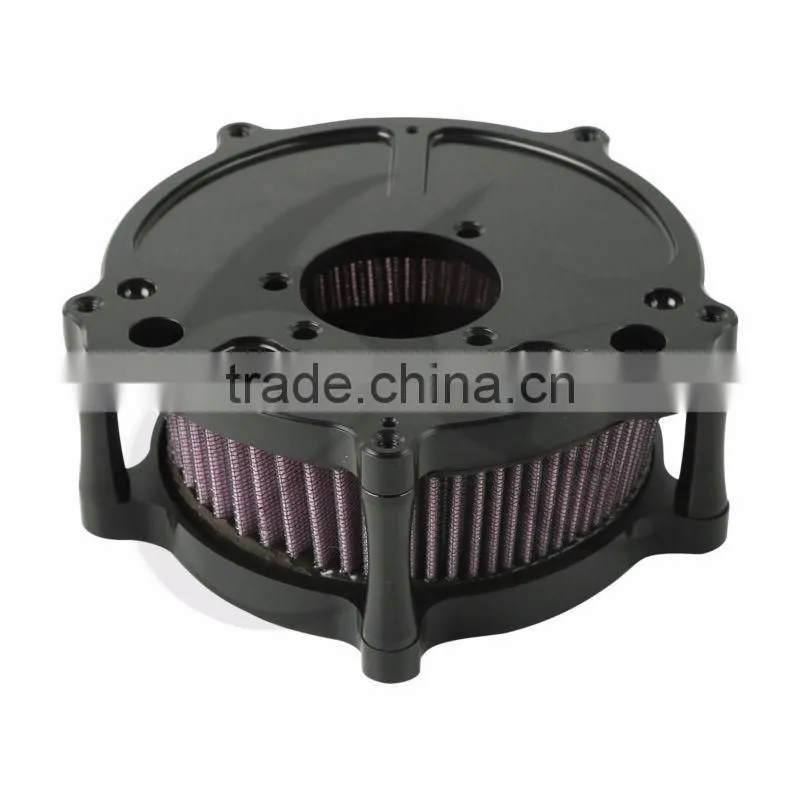 CNC Air Cleaner Filter Kit For Sportster XL1200 2007-2011 Iron 883 2009-2014