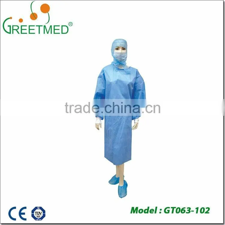 Wholesale pp pe sms smms spunlace medical sterile disposable surgical gown