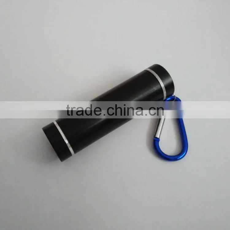 red light AAA battery led flashlight cheap flashlight gift led torch flashlight carabiner flashlight