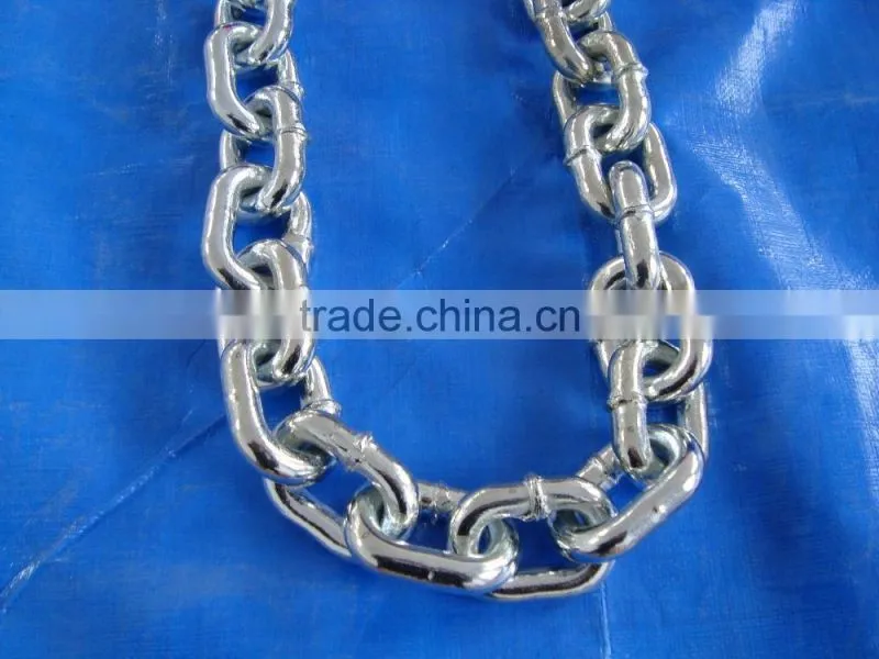 4mm Electro Galvanized short Chain steel link chain