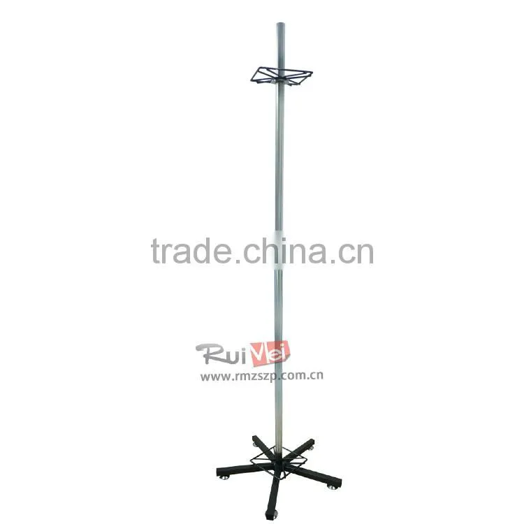 Rotating metal candy counter display rack