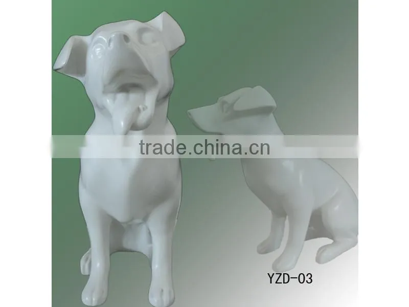 animal mannequin,dog mannequin,fiberglass dog mannequin for sale