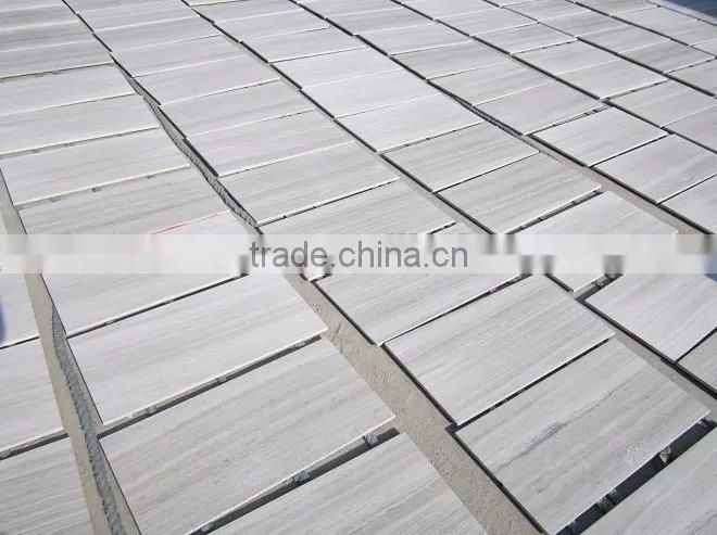 Good price wooden white marble track slabs