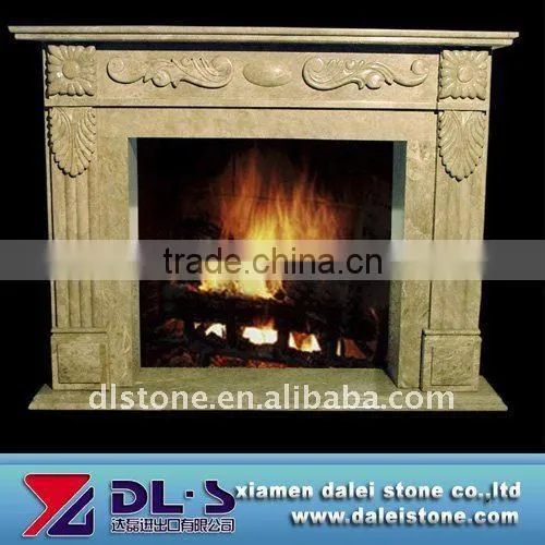 Fireplace mantel insert