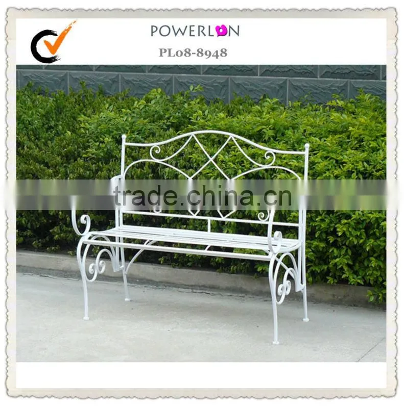 Classic luxury garden metal double deck outdoor chair