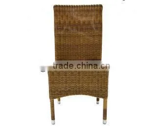 2017 Trade Assurance new design luxury round rattan wicker metal frame stackable chair furniture