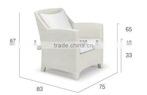 2017 Trade Assurance New Style outdoor rattan cheap heavy garden patio dining chairs