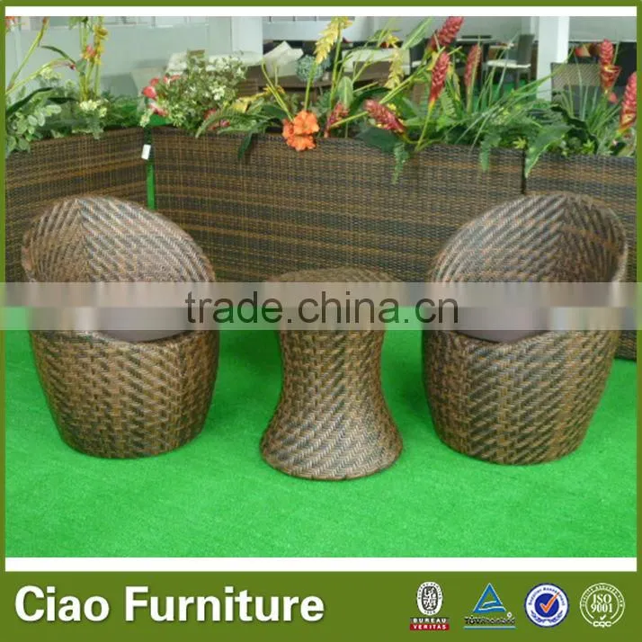 funky modern outdoor furnitue rattan coffee table set