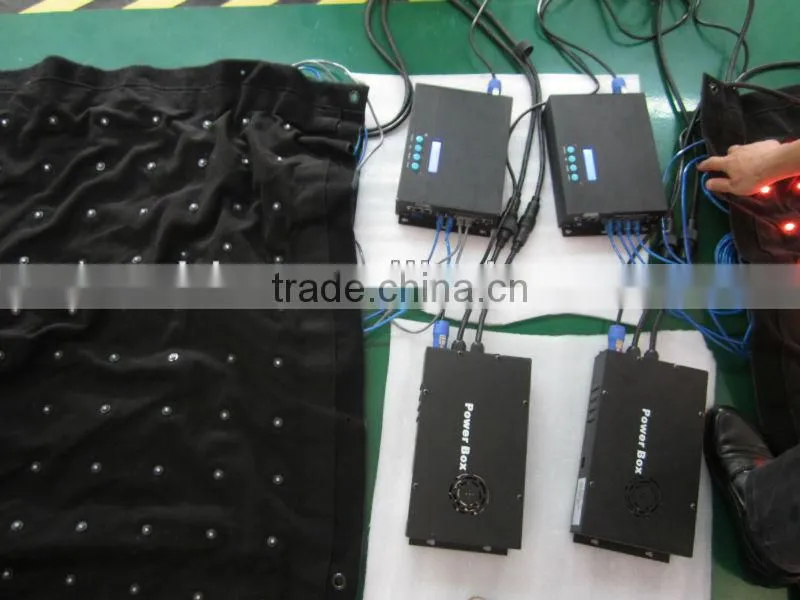 dmx starry deco soft led video led curtain light