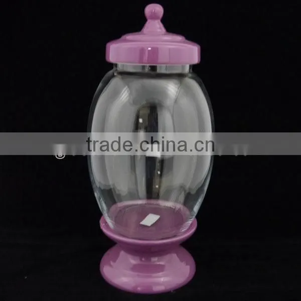 multi function glass juice water dispenser with metal storage bucket