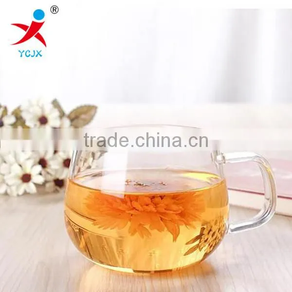 Creative lemon glass breakfast cup/ heat resistant microwave glass cup for milk and coffee