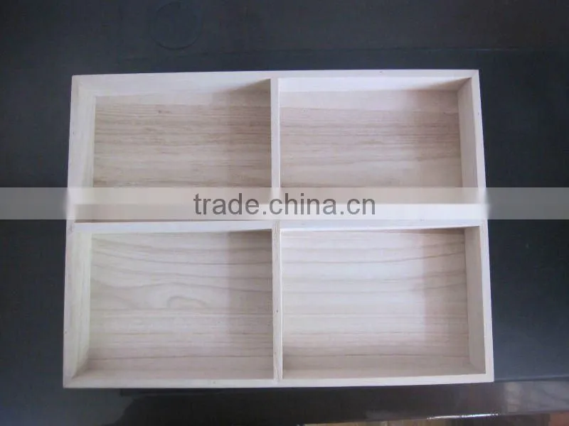unfinished cheaper wooden sushi tray