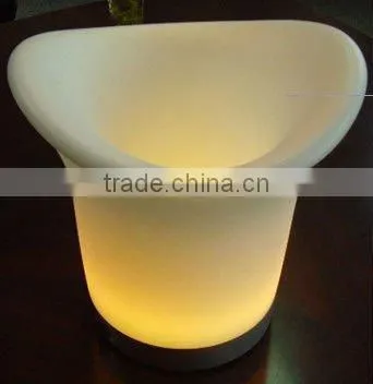 bar used small ice cooler /colorful ice bucket furniture /cylinder shaped LED flower pot YM-LIB242027