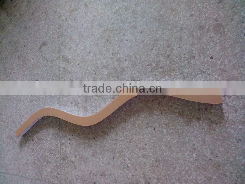 custom vac-formed thick film flexural mode lamp cover of plastic