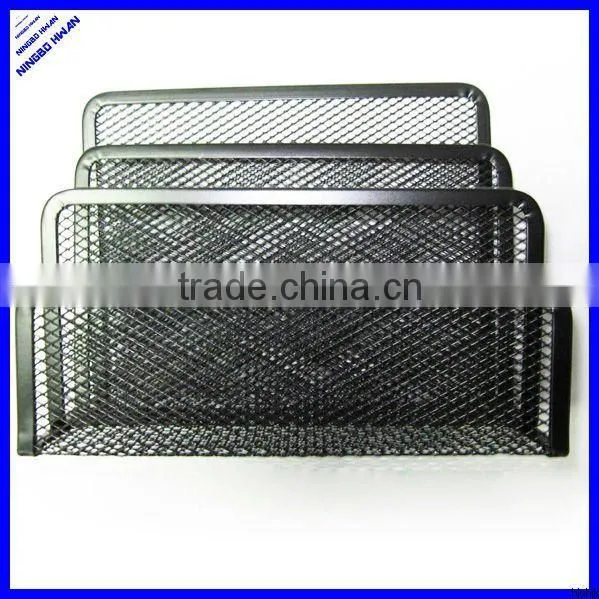 3 divided paper and letter organizer,desktop letter holder,