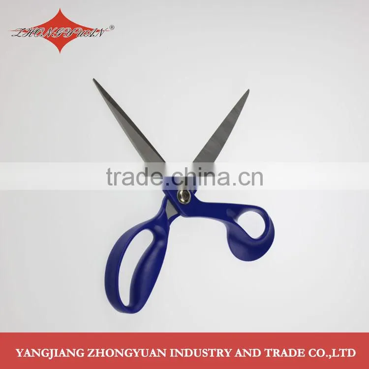 Stainless steel scissors with plastic handle, hot selling 10 inches