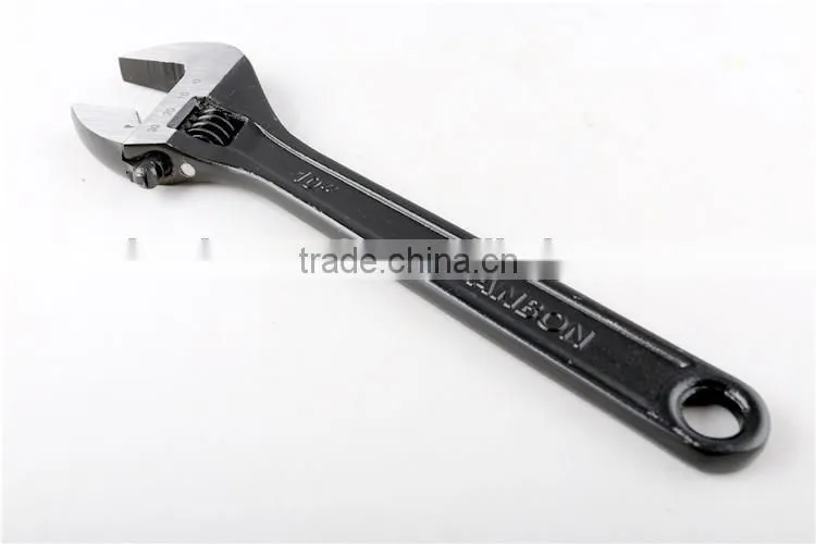 Black Finish Adjustable Wrench and Spanner